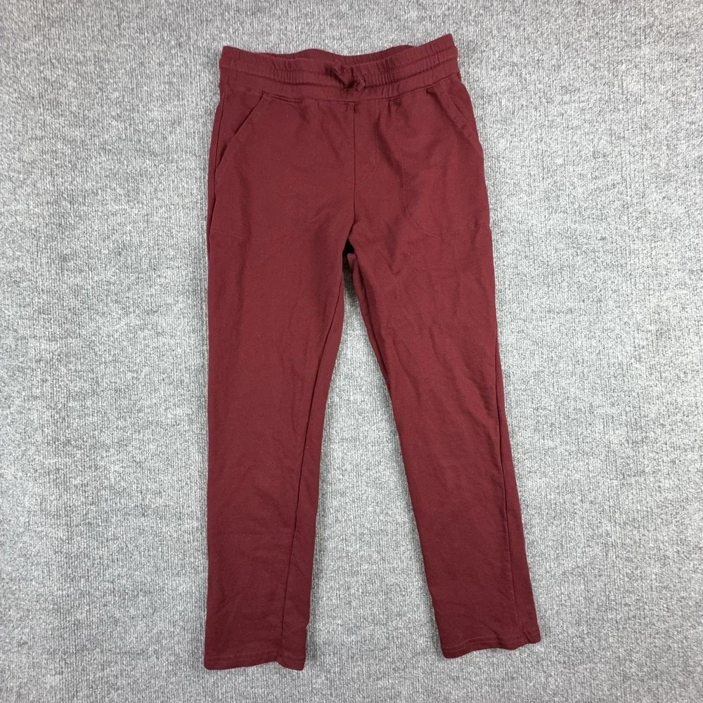 Arizona Jean Co Pants Youth Large 14/16 Red Knit Sweatpants Elastic Waist Lounge